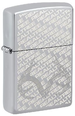 Зажигалка ZIPPO Reatree® с покрытием High Polish Chrome, латунь, 38x13x57 мм