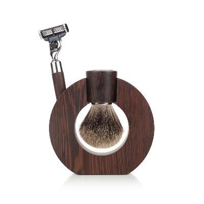 Бритвенный набор Mondial: станок, помазок, подставка;