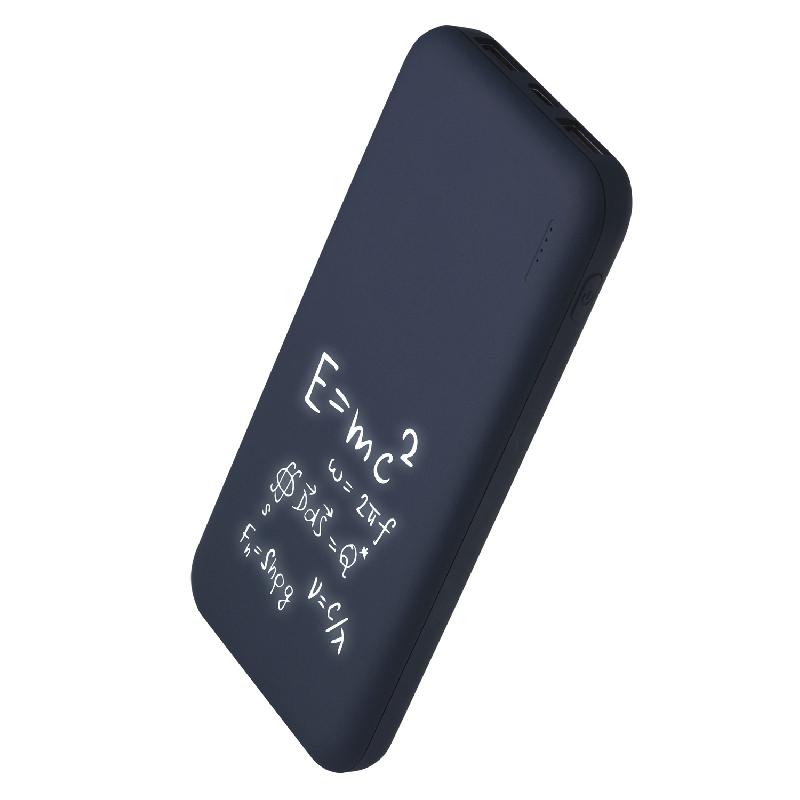 Внешний аккумулятор с подсветкой Luce 10000 mAh