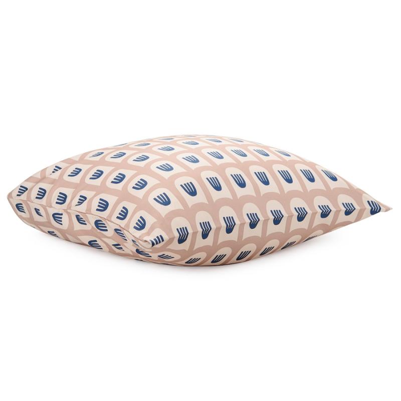 Набор из двух наволочек из сатина розового цвета с принтом  time из коллекции cuts&pieces, 70х70 см