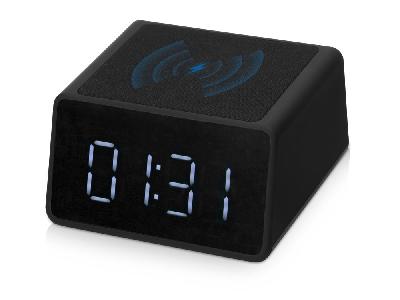 Беспроводная колонка с часами и функцией беспроводной зарядки Sentry