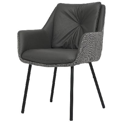 Стул allar, экокожа, рогожка