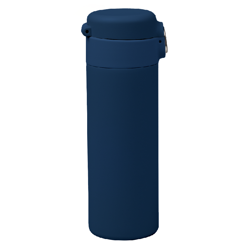 Термобутылка (термос) Kyoto вакуумная, стальная, 440 мл, матовая