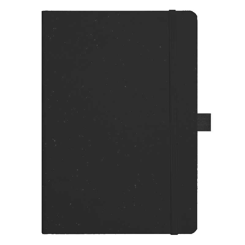 Блокнот Forest  Alfa Polo Recycled Paper А5, недатированный, в твердой обложке,  с резинкой и петлей для ручки