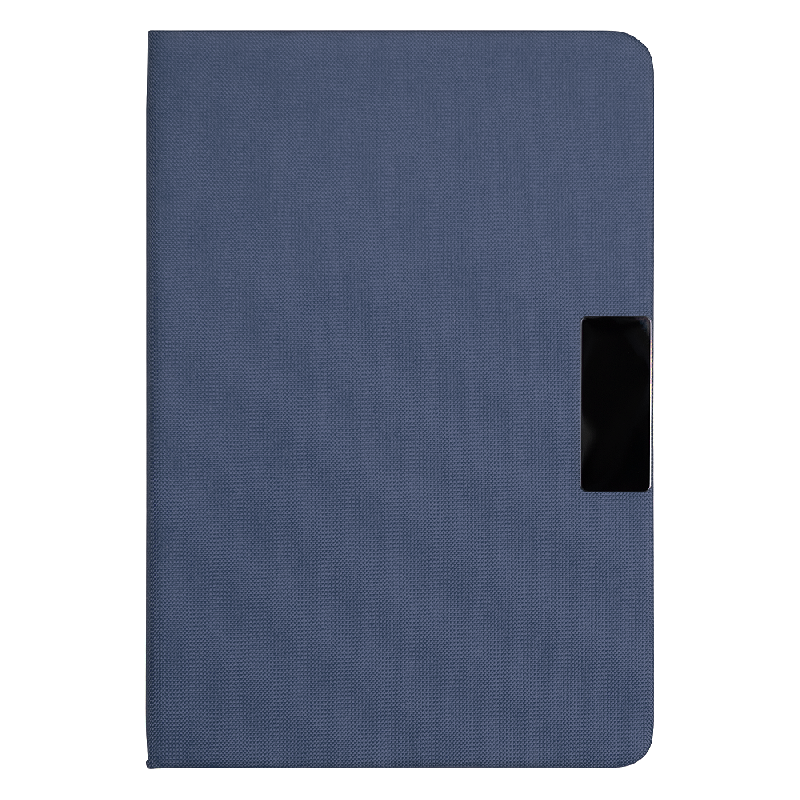 Блокнот А5 Hobard, в твердой тканевой обложке c резинкой в линейку