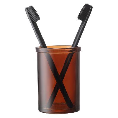Стакан для зубных щеток amber
