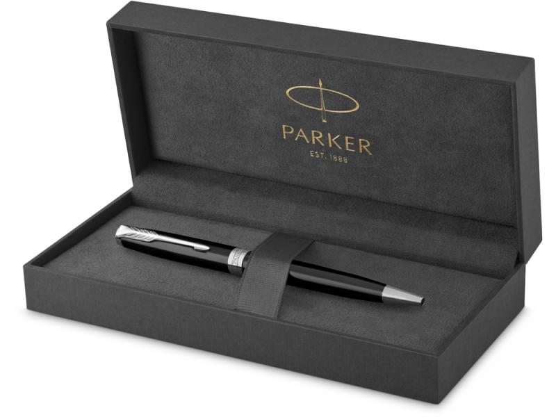 Ручка шариковая Parker Sonnet Core Black Lacquer CT