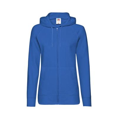 Толстовка без начеса "Ladies Lightweight Hooded Sweat", белый, XS, 80% х/б 20% полиэстер, 240 г/м2