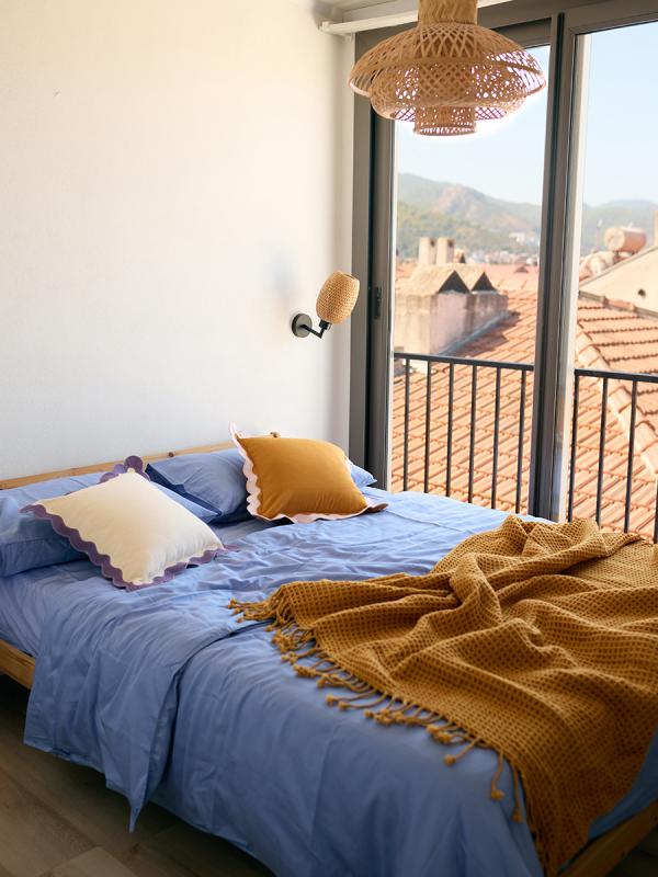 Чехол на подушку с контрастным кантом  из коллекции trendy ruffles, 40х40 см