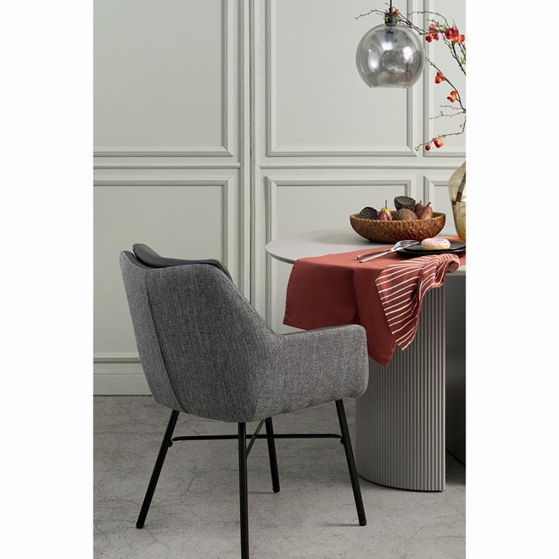 Стул allar, экокожа, рогожка