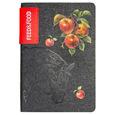 Ежедневник Flexy Star Sivilia Black Edition Color Print Sample Feed ans Food А5, недатированный ,в гибкой обложке