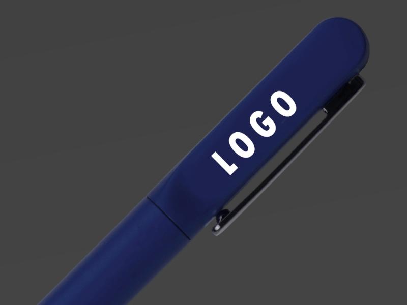 Ручка шариковая металлическая Illuminata со светящимся логотипом