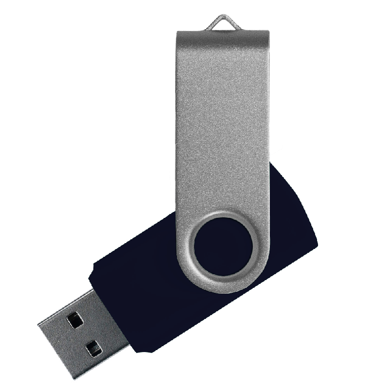 Флеш накопитель USB 2.0 Twister Сolor Mix 16GB, пластик Софт Тачметалл