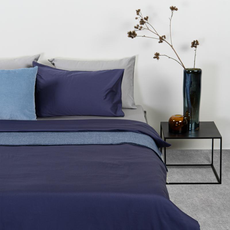 Набор из двух наволочек из сатина  из коллекции essential, 50х70 см