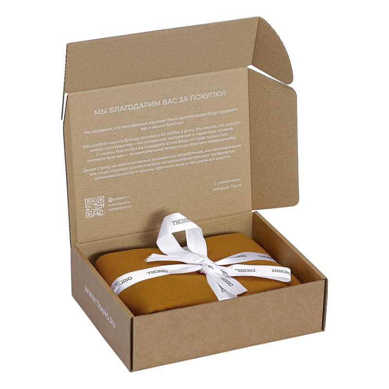 Набор наволочек изо льна и хлопка  из коллекции essential, 70х70 см