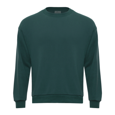 Свитшот унисекс STAN футер без начёса, 350, 96, Тёмно-зелёный (130)