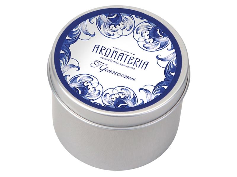 Набор: платок Гжель и свеча Птица счастья