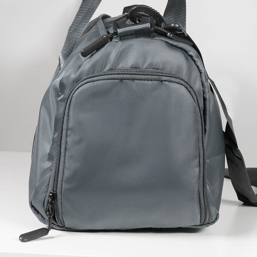 Сумка спортивная "Gym", серая, 45х21х20 см, полиэстер