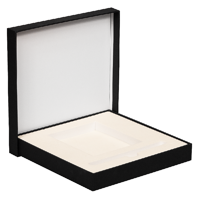 Коробка подарочная, размер 18*18*2 см, Solution Superior Linen,   ложемент под ручку и прямоугольный предмет