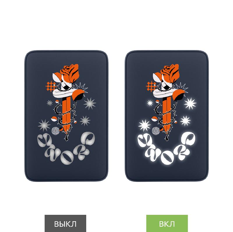 Внешний аккумулятор с подсветкой Ancor 5000 mAh