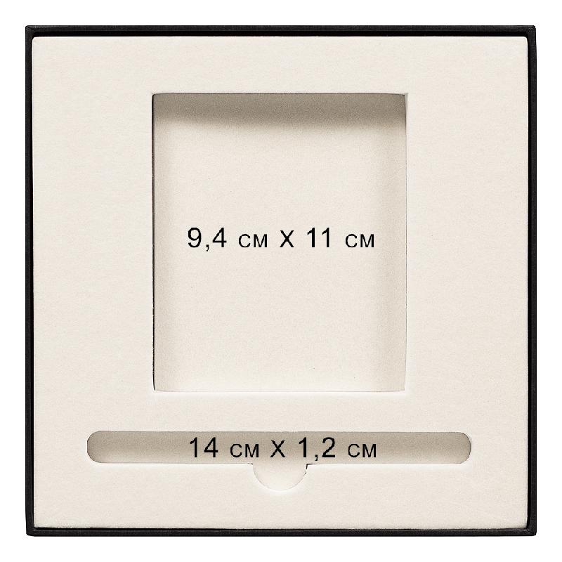 Коробка подарочная, размер 18*18*2 см, Solution Superior Linen,   ложемент под ручку и прямоугольный предмет