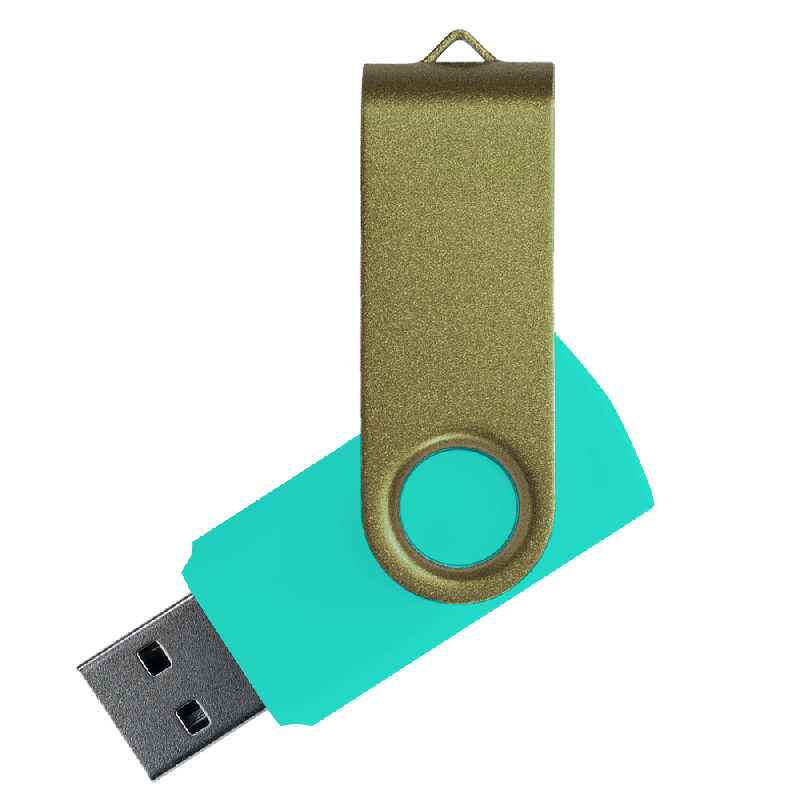 Флеш накопитель USB 2.0 Twister Сolor Mix 16GB, пластик Софт Тачметалл