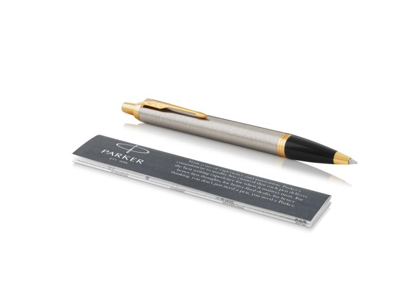 Ручка шариковая Parker IM Core Brushed Metal GT