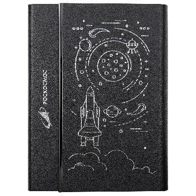 Ежедневник Alfa Bird Petrus Print Sample "Роскосмос" A5, недатированный, в твердой обложке еталлическим элементом