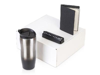 Подарочный набор  Vice с термокружкой, парковочной визиткой и обложкой для документов