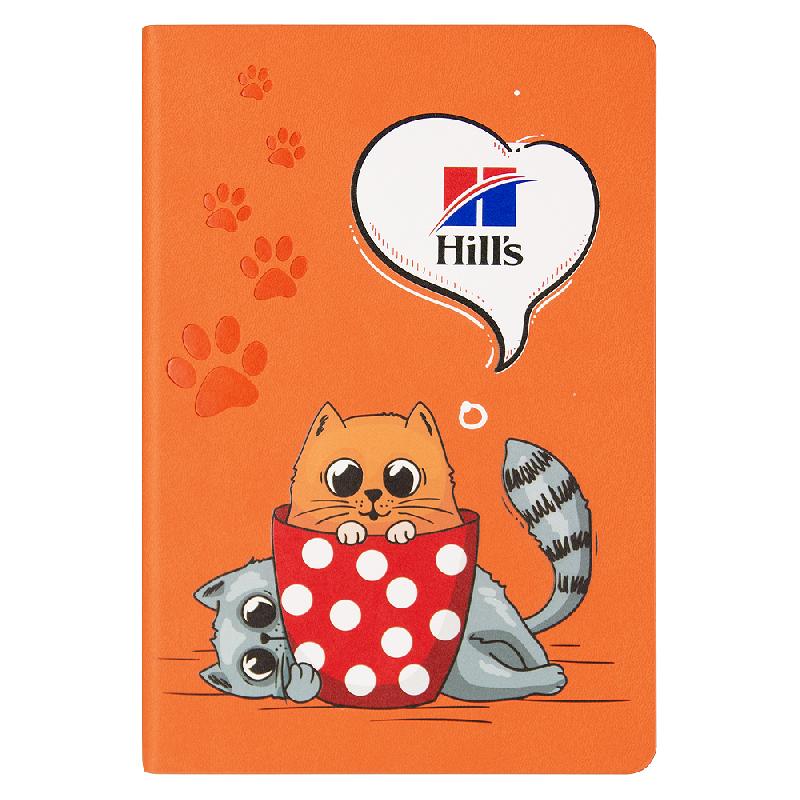 Ежедневник Flexy Soft Touch Latte Print Sample Hills А5, недатированный, в гибкой обложке