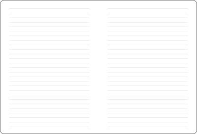 Блокнот линейка<br />15.5х21 см, 144 стр.