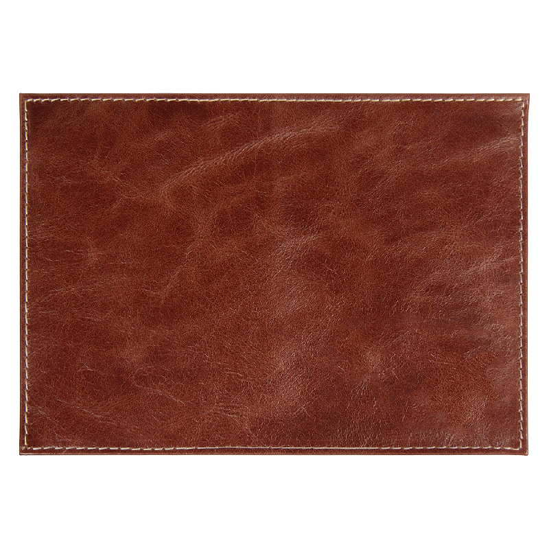 Обложка для автодокументов Leather Sky Matt Sun из натуральной кожи,  с белой прострочкой