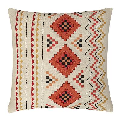 Подушка декоративная по мотивам башкирских орнаментов из коллекции cultural heritage, 45х45 см