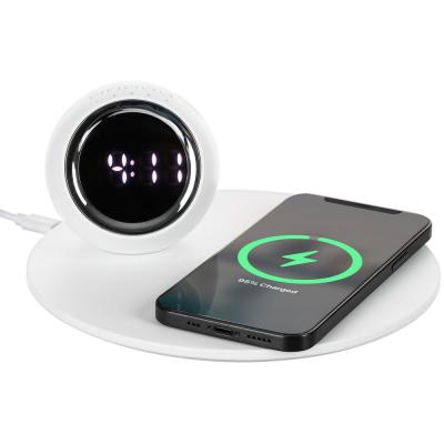 Станция беспроводной зарядки с часами и подсветкой GlobeBee