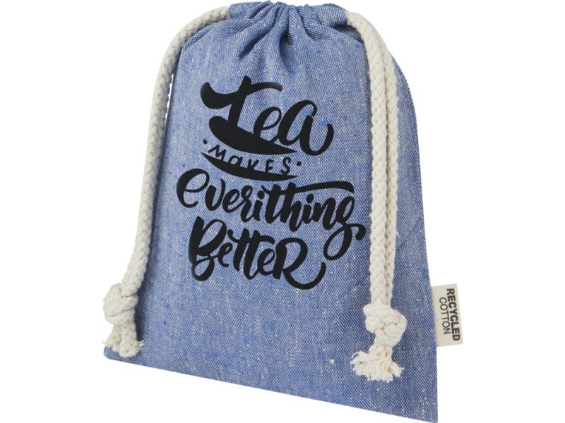 Маленькая подарочная сумка Pheebs из переработанного хлопка 0,5 л