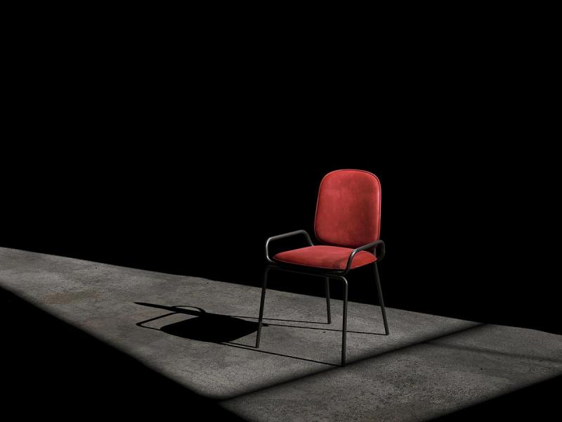 Стул ror, double frame, велюр