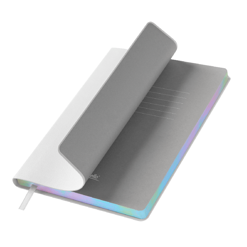 Ежедневник Galaxy недатированный, гибкая обложка, срез голограф. фольга