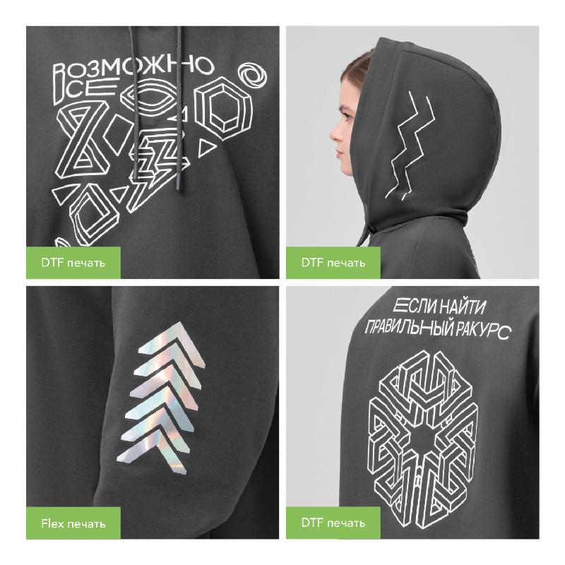 Худи с капюшоном, унисекс ALEX , размер XL