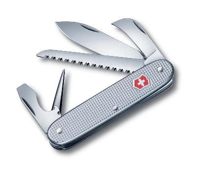 Нож перочинный VICTORINOX Pioneer, 93 мм, 7 функций, алюминиевая рукоять