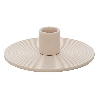 Подсвечник из каменной керамики  из коллекции essential