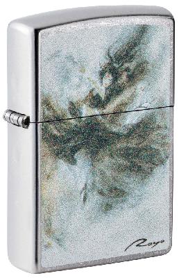 Зажигалка ZIPPO Luis Royo с покрытием Street Chrome, латунь, 38x13x57 мм