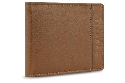 Портмоне BUGATTI Banda, с защитой RFID, кожа козыполиэстер, 10,5х2х8,3 см