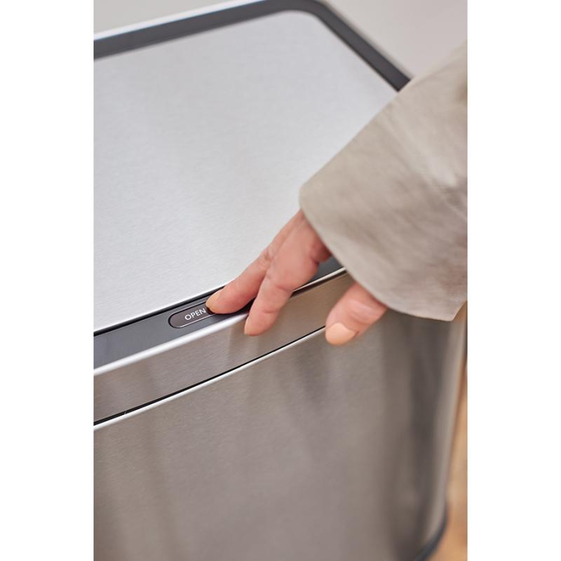 Контейнер мусорный с 2мя отделениями smart bin, сенсорный, 60 л