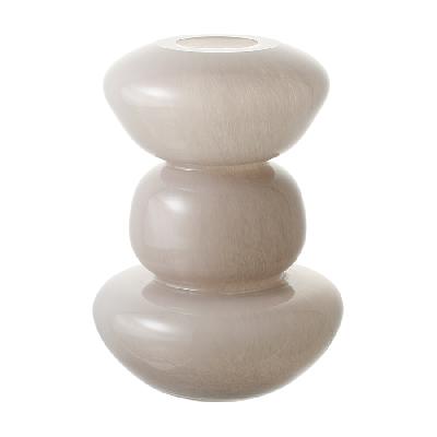 Ваза riverstone, 25 см, жемчужно