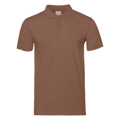 Рубашка поло унисекс, Бледно-коричневый