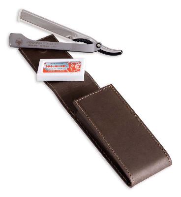 Набор бритвенный Dovo, 2 пр Футляр: натуркожа (вол)