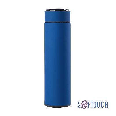 Термос "Бостон next" 500 мл с индикацией температуры, soft touch, сменная батарейка