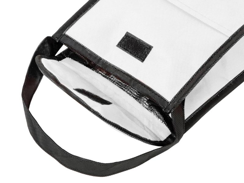 Сумка-холодильник Reviver на липучке из нетканого переработанного материала RPET