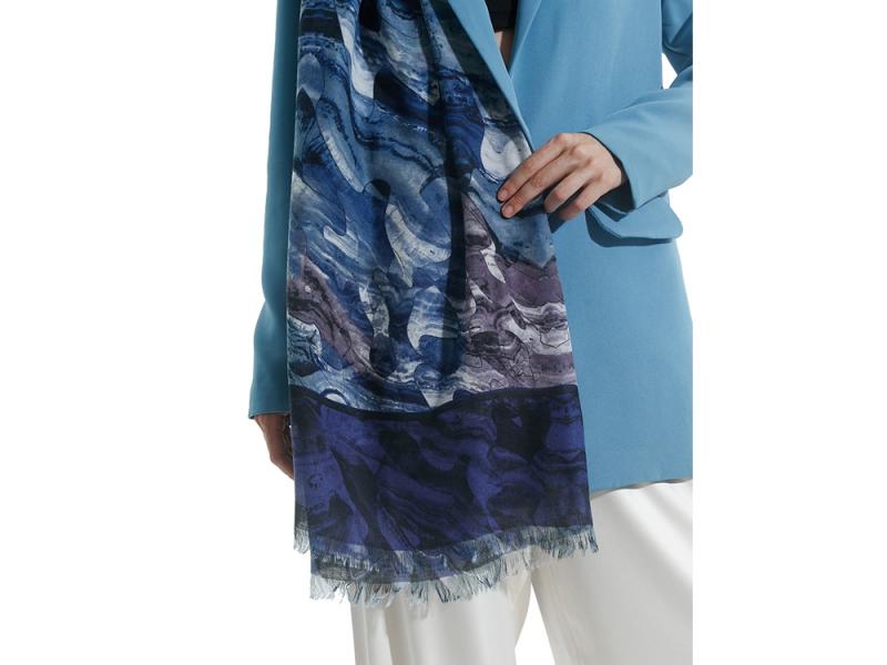 Шарф- палантин Уральский хребет