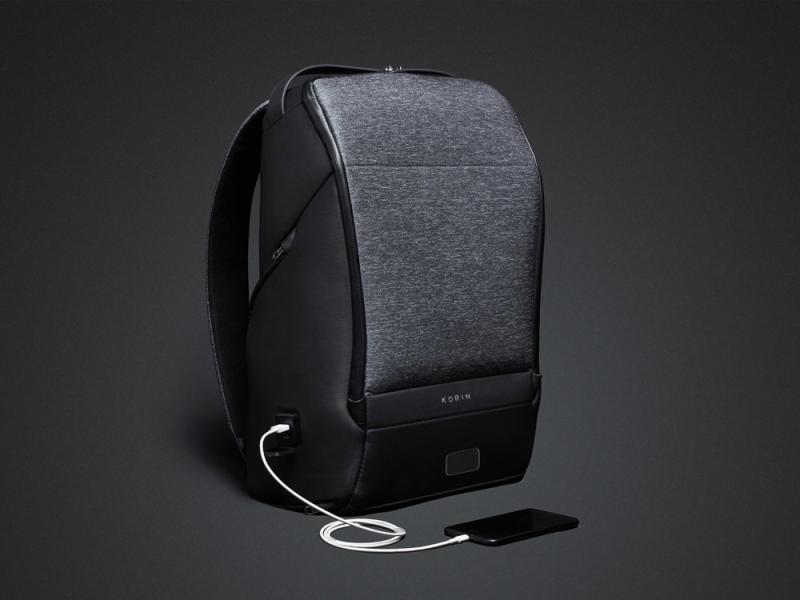 Водостойкий антикражный рюкзак FlexPackPro для ноутбука 15.6